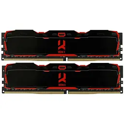 Модуль пам`ятi DDR4 2x16GB/3200 Goodram Iridium X Black (IR-X3200D464L16A/32GDC)