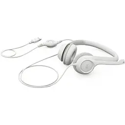 Гарнітура Logitech H390 Headset USB off-white (981-001286) - мініатюра 2