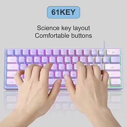 Клавіатура MageGee TS91 RGB (6971969727564-UA) Violet (G-000004393) - мініатюра 7