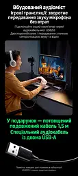 Док-станція зі звуковою картою UGREEN CM880 USB-C 3.2 8 в 1 HDMI 2.0 сірий (55544) - мініатюра 4
