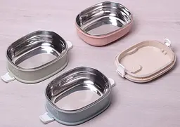 Ланч-бокс Food Box 3 ємності Kamille 20х14.5х18.5 см kuh0007572 - мініатюра 3