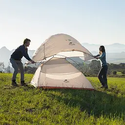 Намет одномісний Naturehike Cloud Up 1 (NH18T010-T) сіро-червоний - мініатюра 2