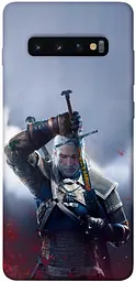 TPU чехол Demsky The witcher gerald для Samsung Galaxy S10+
