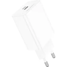 Зарядний пристрій BOROFONE BA21A USB-C PD20W white (6941991111402) - мініатюра 3