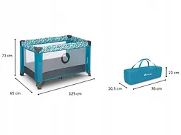 Манеж Lionelo Stefi Green Turquoise - мініатюра 3