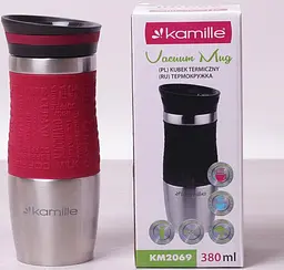 Термокухоль Machiato з нержавіючої сталі Kamille 380 мл kuh0009296 - мініатюра 5