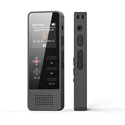 Цифровий bluetooth диктофон ZOOAOXO V200 64 ГБ чорний