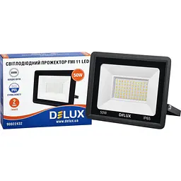 Прожектор Delux FMI 11 LED 50Вт 6500K IP65 (90022432) - мініатюра 2