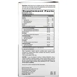Жирні кислоти Country Life Omega 3-6-9 Complete 180 капсул - мініатюра 2