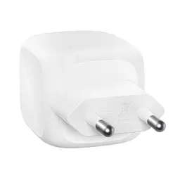 Мережевий зарядний пристрій 2×USB-C GaN PD PPS Belkin 50 W Dual USB-C White - мініатюра 3
