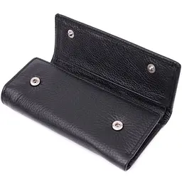 Велика ключниця з функцією гаманця з натуральної шкіри ST Leather 22492 чорна - мініатюра 5