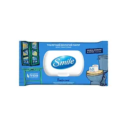 Туалетний папір Smile Procto Care Вологий 40 аркушів (4823071666076) - мініатюра 1