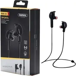 Бездротова стереогарнітура Remax Bluetooth RB-S5/RM-S5 чорна - мініатюра 3