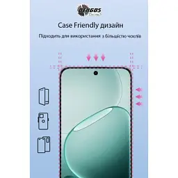 Скло захисне Dengos Full Glue OPPO A6 Pro 4G Black (TGFG-431) - мініатюра 3
