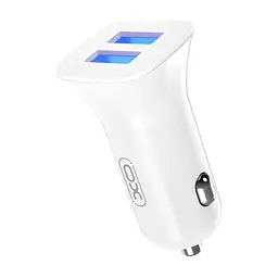 Зарядний пристрій XO CC31 2.4A/2 USB White (XO-СC31-WH)