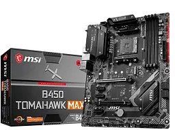 Материнська плата MSI B450 Tomahawk Max Socket AM4 (B450 TOMAHAWK MAX) Б/В - мініатюра 2