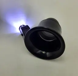 Лупа очна з LED підсвічуванням 20 кратна UKC Mg13b-9A - мініатюра 4