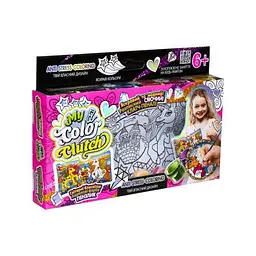 Пенал розмальовка "My color Clutch" Danko Toys CCL-01-01U Поні