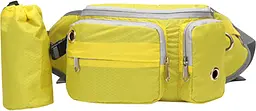 Поясна сумка для вигулу собак Voyager Pet LVC809 Yellow з тримачем для пляшки