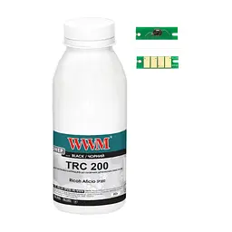 Тонер Ricoh Aficio SP200, 90г Black, chip WWM (TC-Ricoh-SP200-90-WWM)