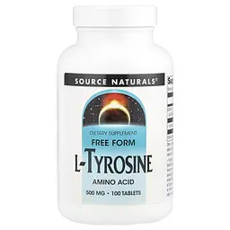 L-Тирозин L-Tyrosine 500 mg 100 таблеток Source Naturals vit0006633