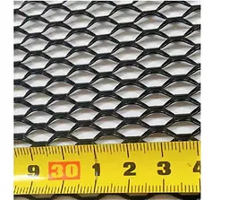 Сітка в бампер та решітку радіатора №3 100 х 20 см Яєчка 10 x 5 мм Сота Метал (511033/1) - мініатюра 2