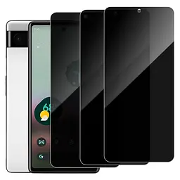 Захисне скло DK для Google Pixel 6 Pro 3D Антишпигун Full Glue 020463 black 3 шт. - мініатюра 2