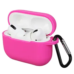 Силіконовий чохол для навушників Apple AirPods Pro, Silicone Case, рожевий, захисний чохол, ультратонкий і легкий, захист від подряпин, пилу та ударів, м"який силікон, ArmorStandart (ARM56077)