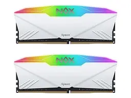 Модуль пам'ятi DDR4 2х8GB/3200 Apacer NOX RGB White (AH4U16G32C28YNWAA-2) - мініатюра 2