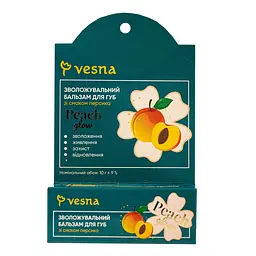 Бальзам для губ з персиком Vesna 10 мл