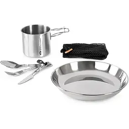 Набір посуду GSI Outdoors Glacier Stainless 1 Person Set (1099-61381)