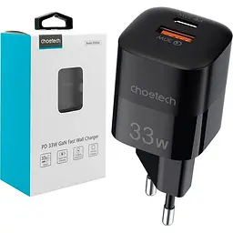 Зарядний пристрій Choetech Black 33 Вт (PD5006-EU-BK) - мініатюра 3