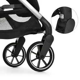 Дитяча прогулянкова коляска ROOVE ME 1230 Black - мініатюра 7