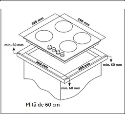Варильна поверхня Heinner HBH-S584WI-IX газова - мініатюра 2