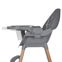 Стільчик для годування LUMI ME 1111 Gray екошкіра - мініатюра 3