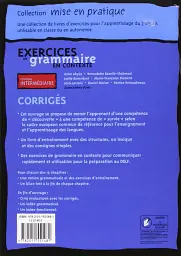 Exercices De Grammaire. Corriges A2. Niveau Intermediaire - мініатюра 2