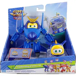 Ігровий набір Super Wings Transforming Jerome and Pet EU770443 - мініатюра 3