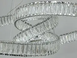Світильник підвісний LED Diasha 531/800CH 175W, регульована висота 60-145 см, кришталь, для вітальні, спальні, кухні - мініатюра 5