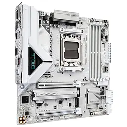 Материнська плата Gigabyte B850M EAGLE WIFI6E ICE (B850M EAGLE WIFI6E ICE) (Socket AM5, AMD B850, Micro-ATX) - мініатюра 2