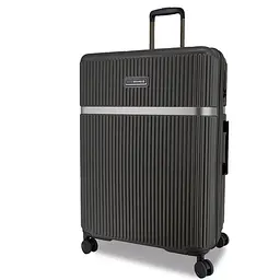 Валіза велика Swissbrand Hazel (L) Polycarbonate/ABS-Plastic Charcoal (SWB_LHHAZ174L)
