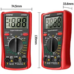 Мультиметр Aneng dm850 - Automatic Professional Digital Multimeter - мініатюра 6