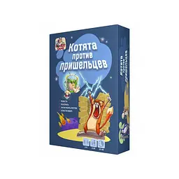 Настільна гра "Коти проти Прибульців" рус Bombat 5х21х15 см det0010534
