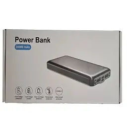 Портативний зарядний пристрій XHC-T82 LCD PD20W+QC3.0 Black 24000mAh - мініатюра 2