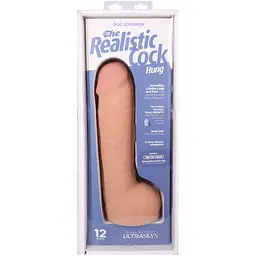 Фалоімітатор Doc Johnson The Realistic Cock ULTRASKYN 12 Inch Hung, 31.8 см - мініатюра 9