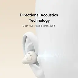 Навушники бездротові Baseus Bass 15 Clip Open-Ear TWS білі (A00079500223-00) - мініатюра 8