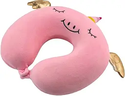 Подушка для шиї Ardesto Travel Unicorn ART3032NEP 30х30 см рожева - мініатюра 2