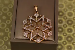 Кулон Xuping Jewelry Калейдоскоп 3,5 см золотистий