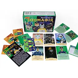 Настільна гра Ranok Creative Зоомафія 16 карт-підказок для ведучого (12120068) - мініатюра 2