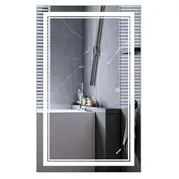 Дзеркало Mixxus Premium QUADRO MR20-50x80-REVERSE (LED Touch, Anti-fog) (MP6620)