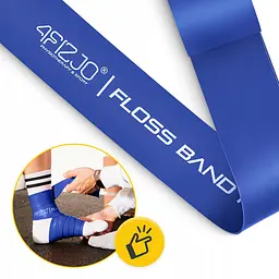 Стрічка компресійна для флосингу 4FIZJO Floss Band 207 x 5 x 0.15 см Blue (P-5905973405232) - мініатюра 7